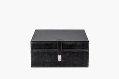 Bay Square Leather Box