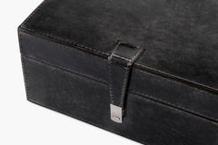 Bay Square Leather Box