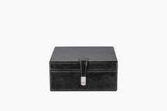 Bay Square Leather Box