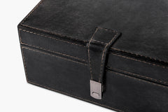 Bay Square Leather Box