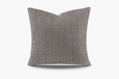 Herringbone Stripe Pillow - Grey | Solid Sand