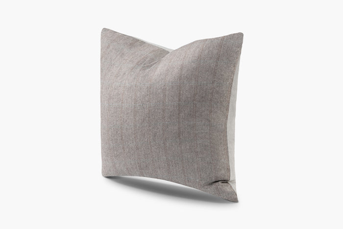 Herringbone Stripe Pillow - Grey | Solid Sand