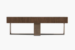 Durham Coffee Table with Marble Top