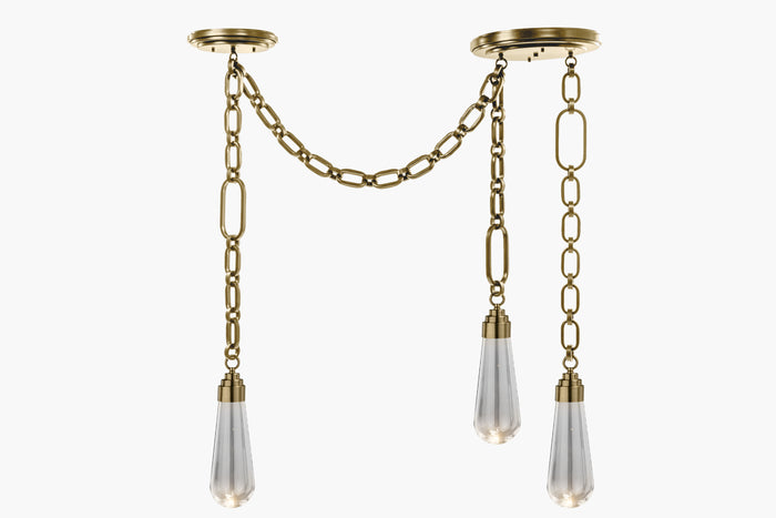 Insignia Chandelier – Brass