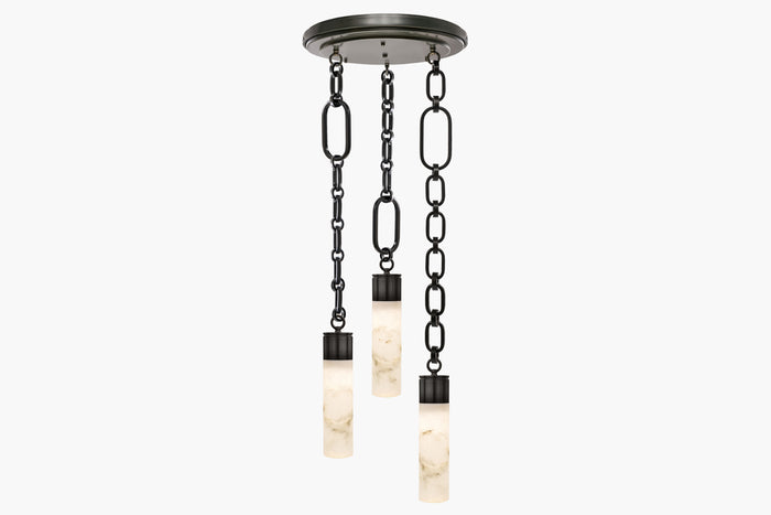 Insignia Triple Pendant – Bronze