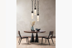 Insignia Triple Pendant – Brass