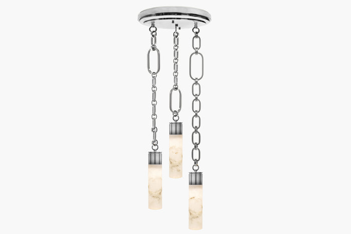 Insignia Triple Pendant – Nickel