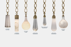 Insignia Seven Pendant – Brass