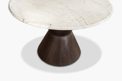 London Round Marble Entry Table