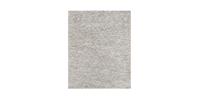 Double Diamond Moroccan Rug – Grey