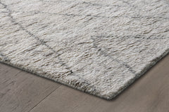 Double Diamond Moroccan Rug – Silver