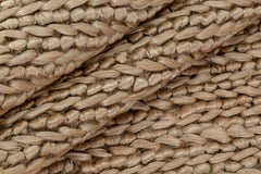 Chunky Hand-Braided Jute Rug – Linen