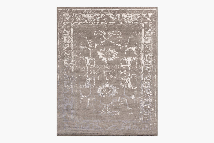 Arte Rug – Silver / White