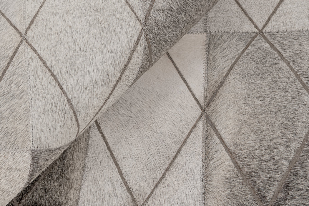 Arlequin Hide Rug – Grey