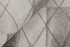 Arlequin Hide Rug – Grey