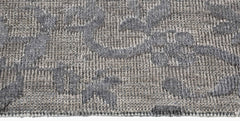 Fleur Rug – Nickel / Carbon