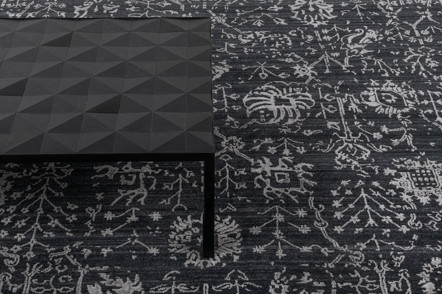 Abra Rug – Indigo / Lead