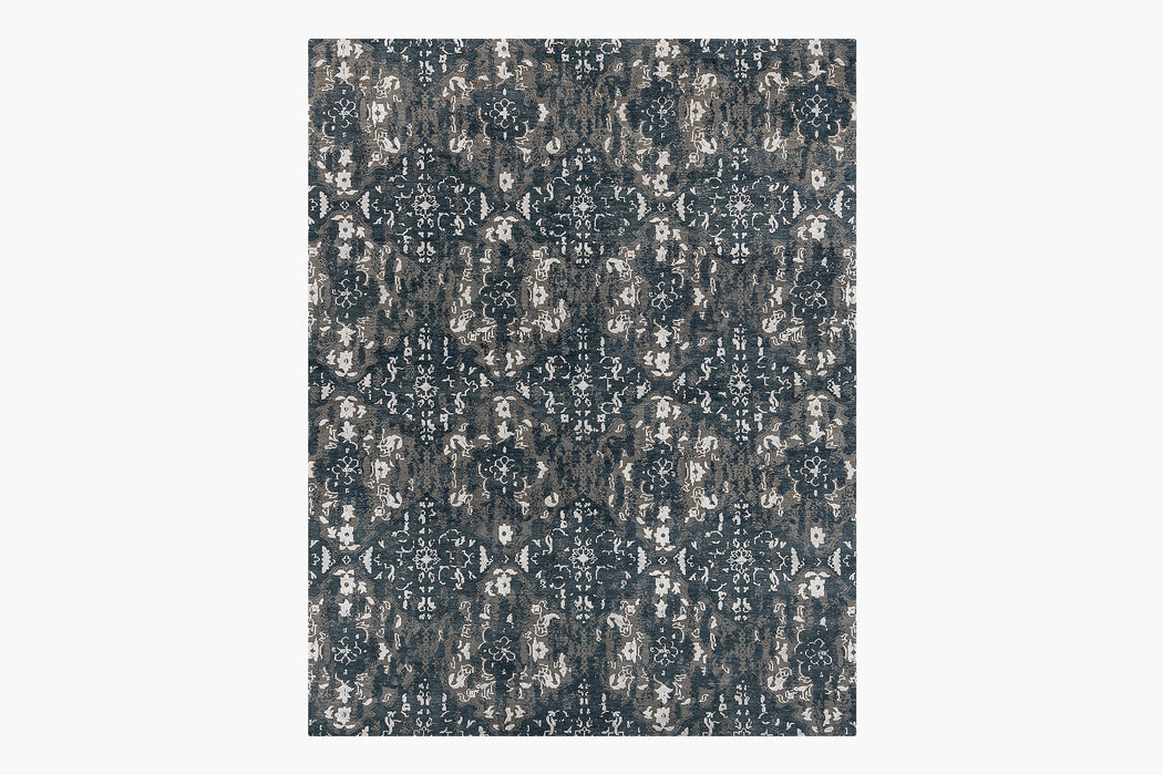 Kera Rug – Indigo / Grey