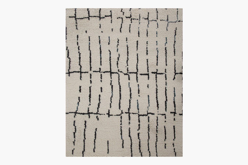 Plaga Rug – Sand / Black