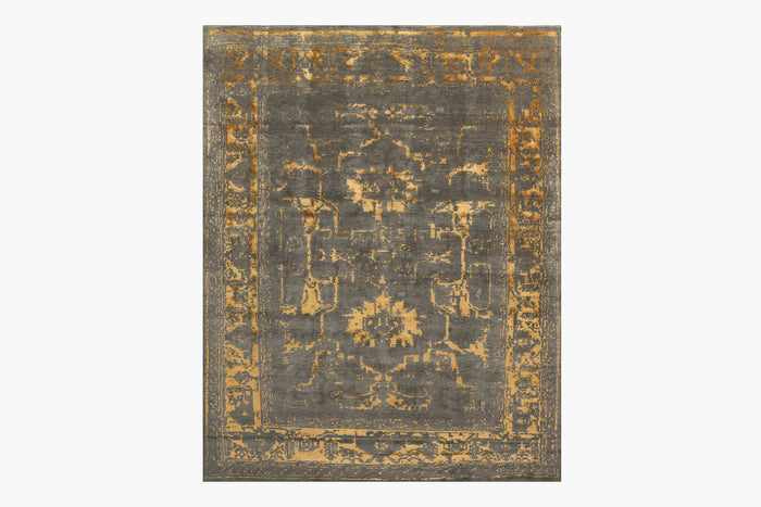 Arte Rug – Charcoal / Gold