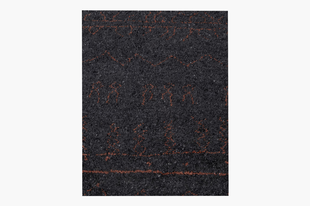 Cali Moroccan Rug – Charcoal / Amber