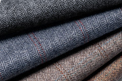 Wool Herringbone Stripe