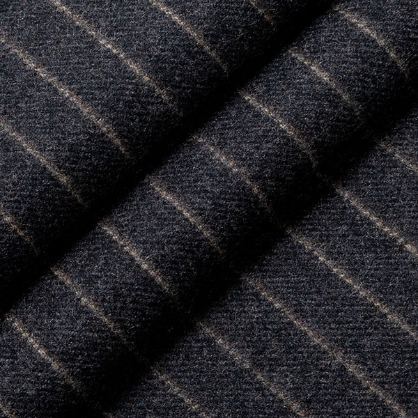 Wool Pinstripe | Black