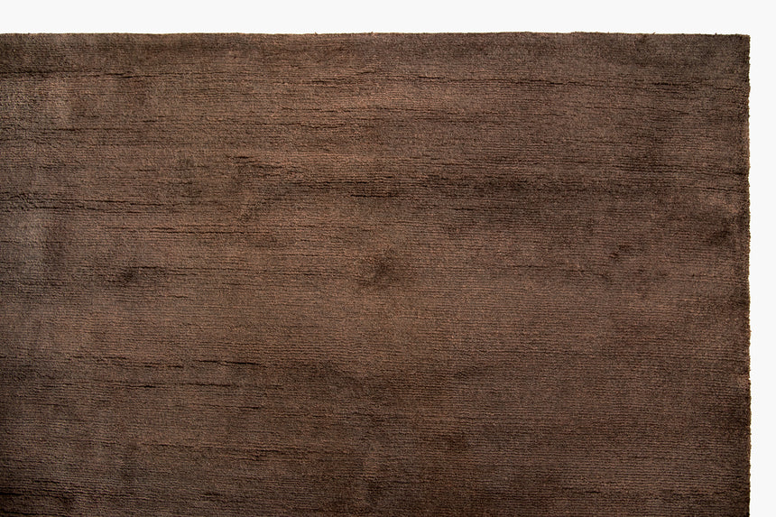 Performance Hand-knotted Roma Rug – Coffee