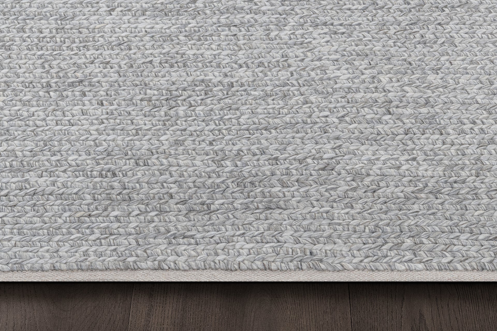 Performance Braided Wool Rug – Fog