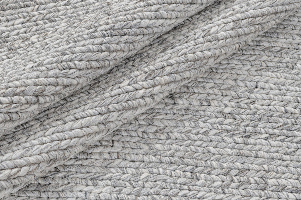 Performance Braided Wool Rug – Fog