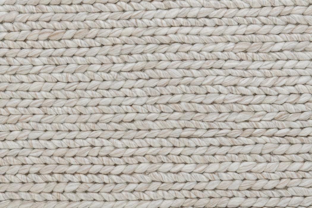 Performance Braided Wool Rug – Cream