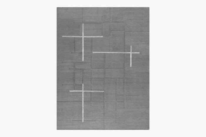 Composition Rug – Pewter