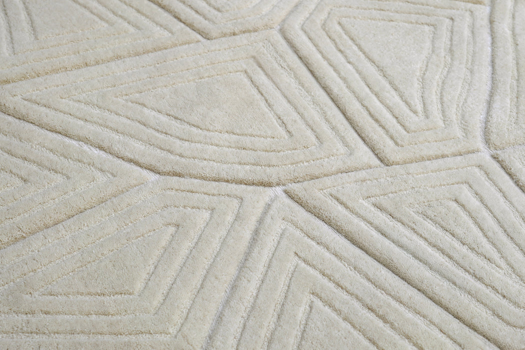 Labryrinth Rug – Ivory