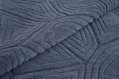 Labryrinth Rug – Navy
