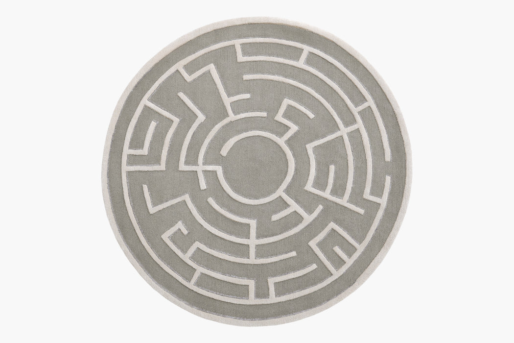 Circular Pisani Rug – Ash