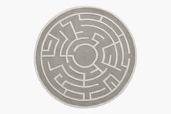 Circular Pisani Rug – Ash