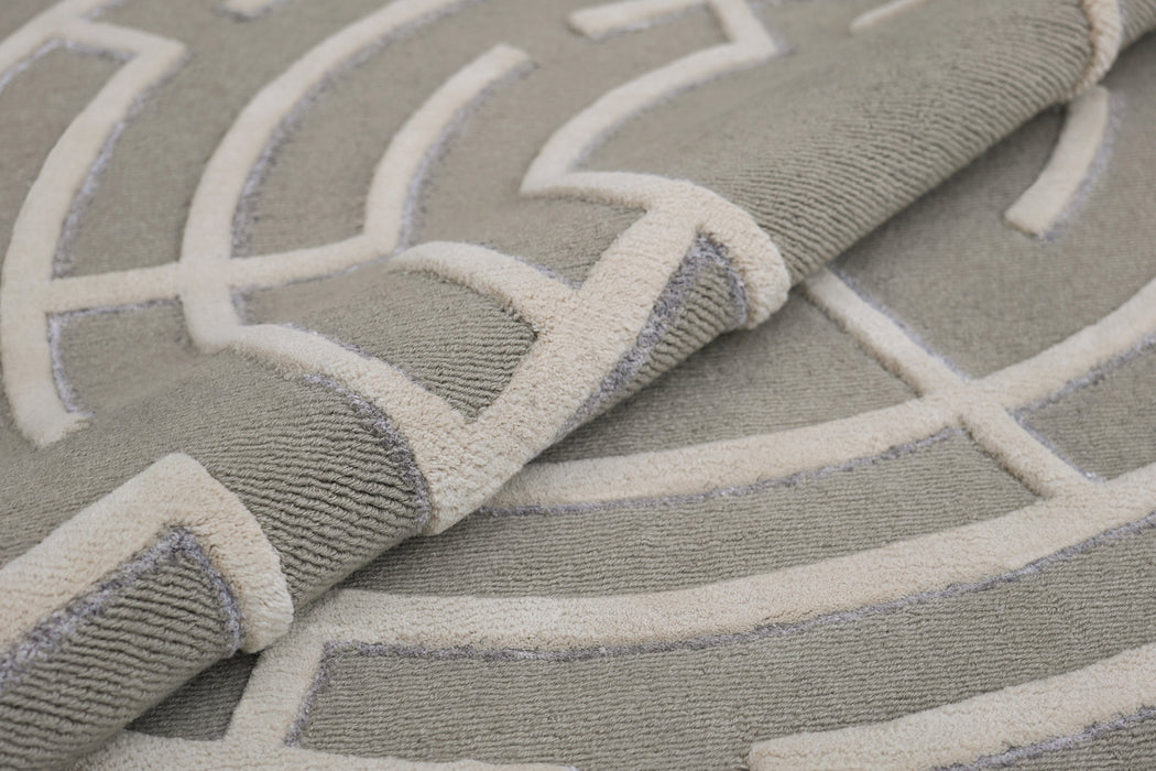 Circular Pisani Rug – Ash