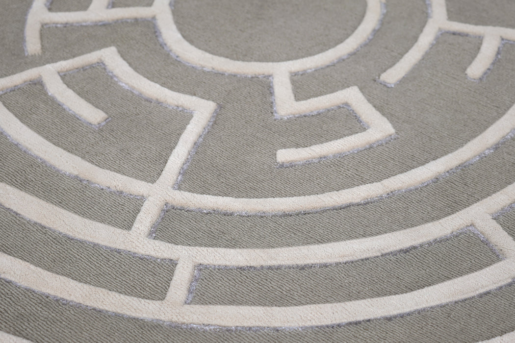 Circular Pisani Rug – Ash