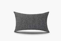 Angled Diamond Pillow Cover - Charcoal
