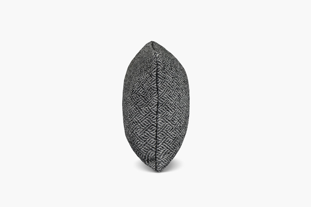 Angled Diamond Pillow Cover - Charcoal