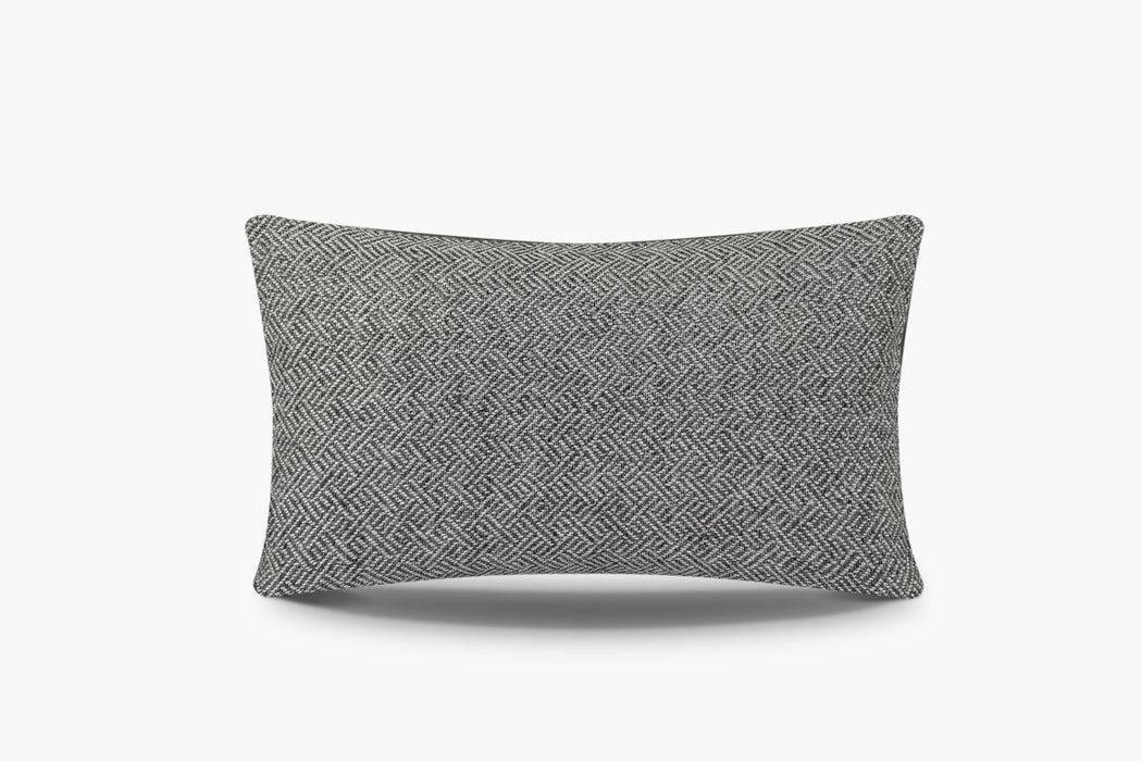 Angled Diamond Pillow Cover - Grey