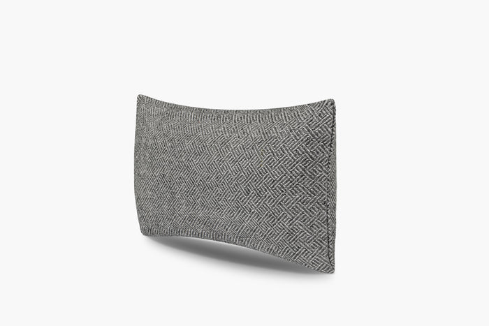 Angled Diamond Pillow Cover - Grey