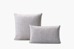 Angled Diamond Pillow Cover - Silver