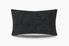 Basketweave Pillow Cover - Charcoal