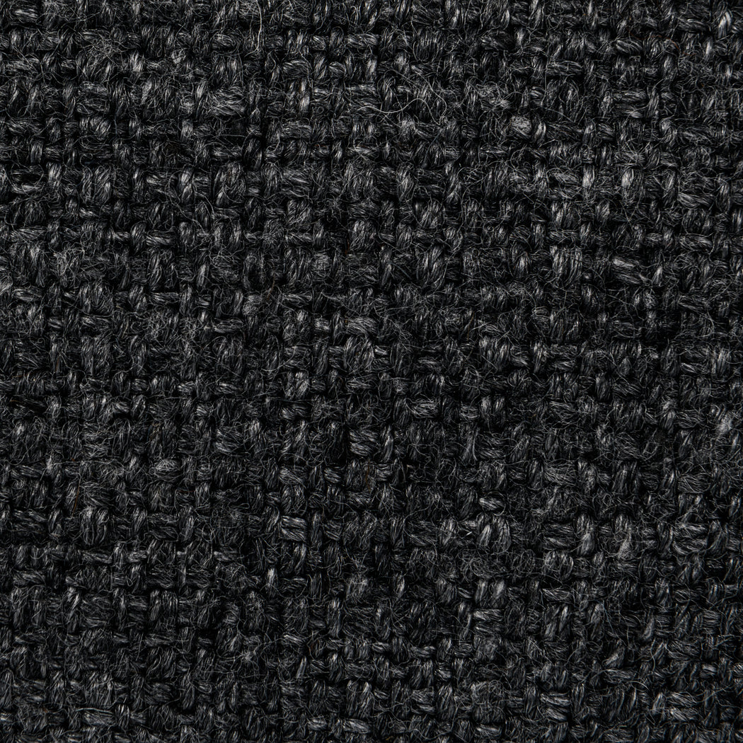 Basketweave Pillow Cover - Charcoal