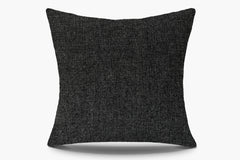 Basketweave Pillow Cover - Charcoal