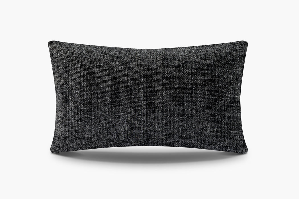 Basketweave Pillow Cover - Graphite