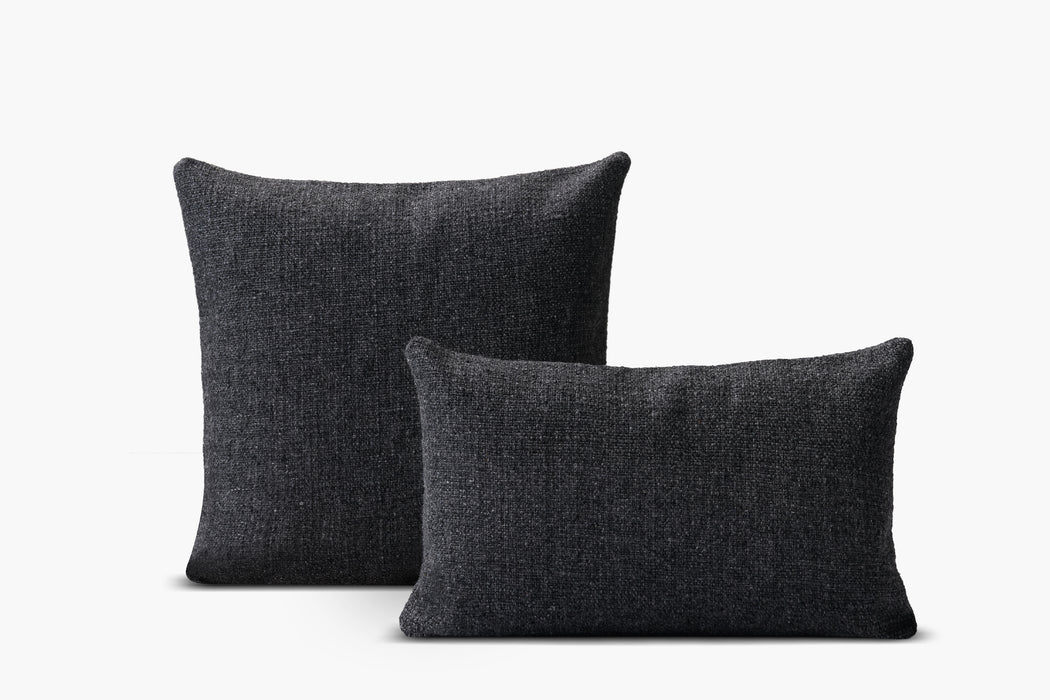 Basketweave Pillow Cover - Graphite