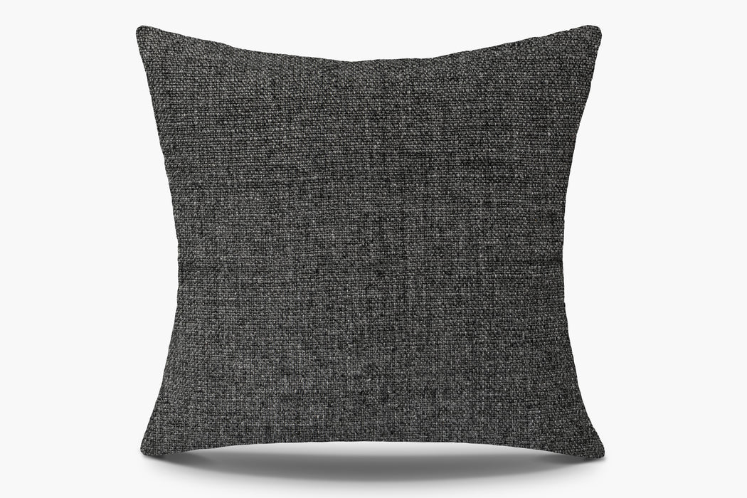 Basketweave Pillow Cover - Graphite