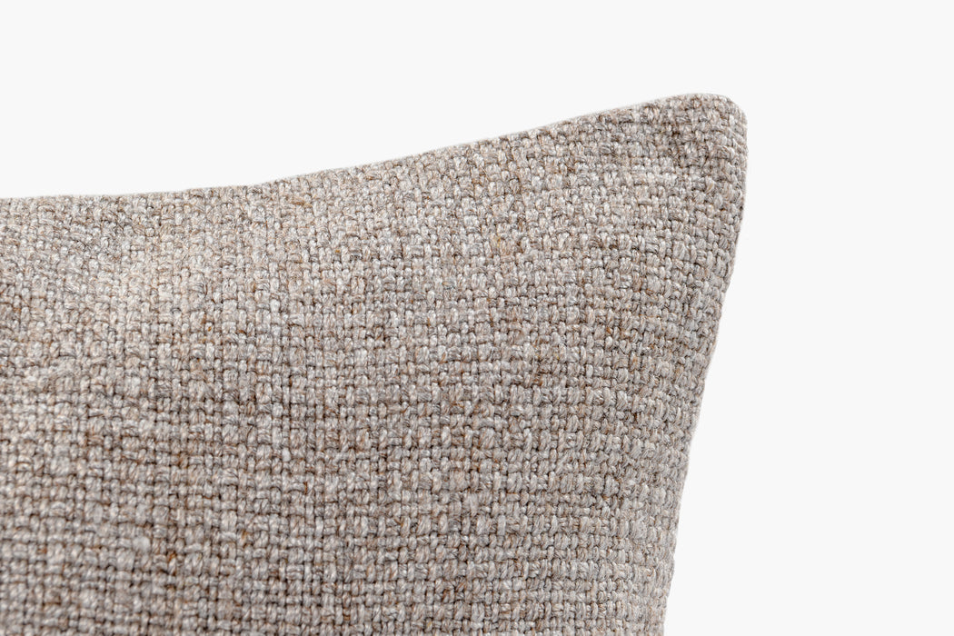 Basketweave Pillow Cover - Ivory
